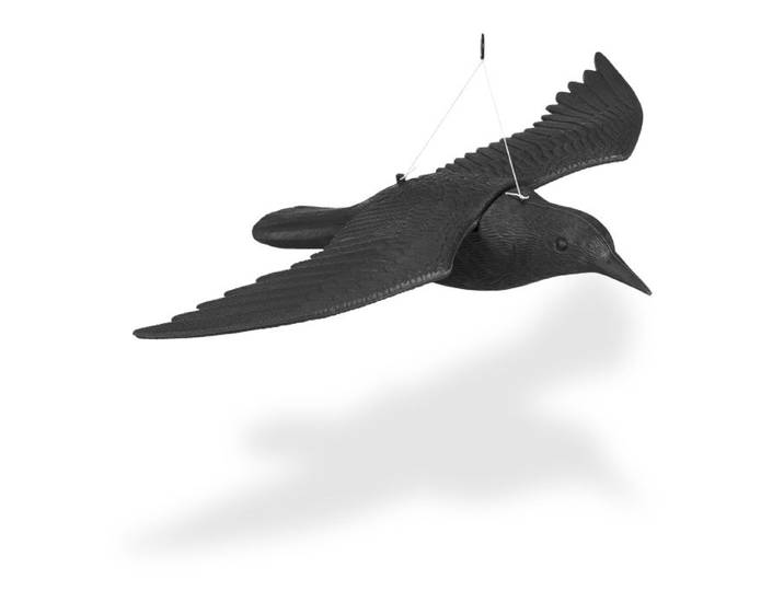 Relaxdays Taubenschreck Krähe fliegend