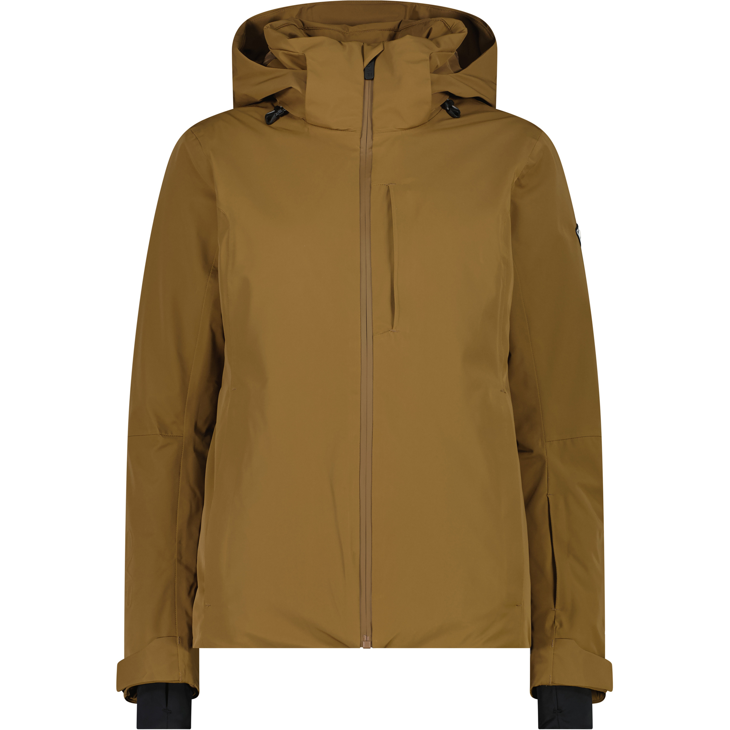 CMP Zip Damen Isolationsjacke braun Größe XXS Skifahren Isolierend
