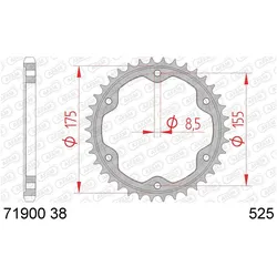 Afam Kettenrad 71900