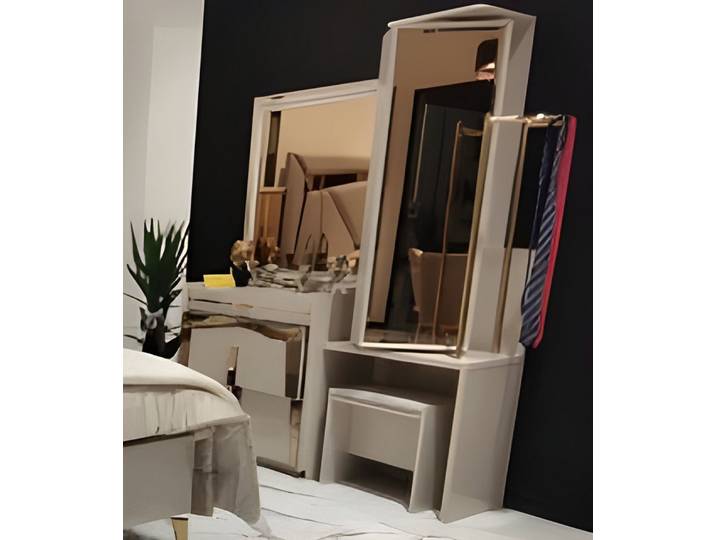 Xlmoebel Schminktisch Eleganter Schminktisch mit Konsole in stilvollem Design (Schminktisch, 1-St., Schminktisch), Hergestellt in Europa