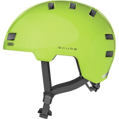 Fahrradhelm ABUS "SKURB" Gr. S, gelb (signal gelb), Helme, S Kopfumfang: 52cm - 56cm