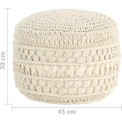 vidaXL, Hocker, Almelum (Muster 2) (45 x 30 x 30 cm)