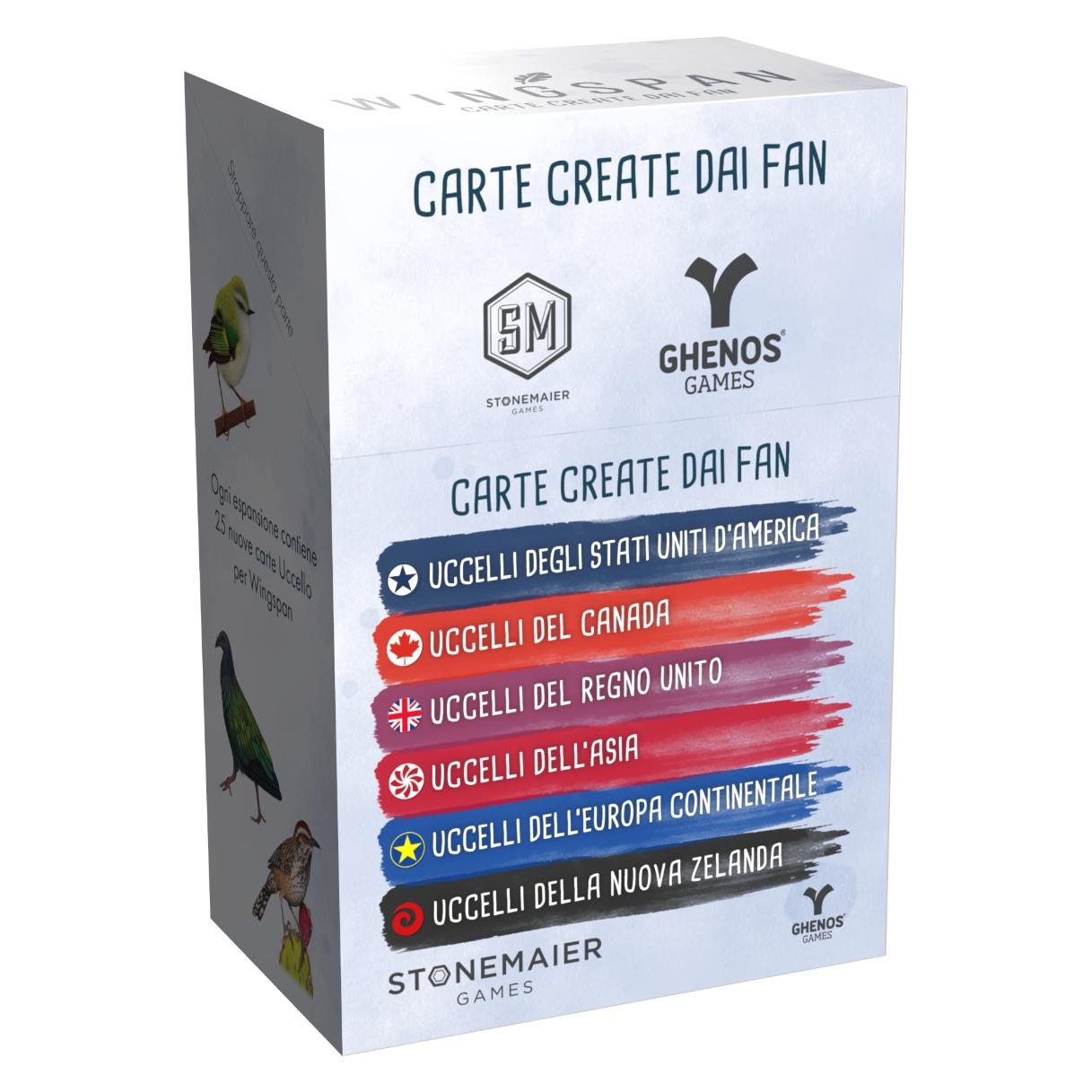 Ghenos Games Wingspan - Von Fans entworfene Karten (italienische Ausgabe) (78365811)