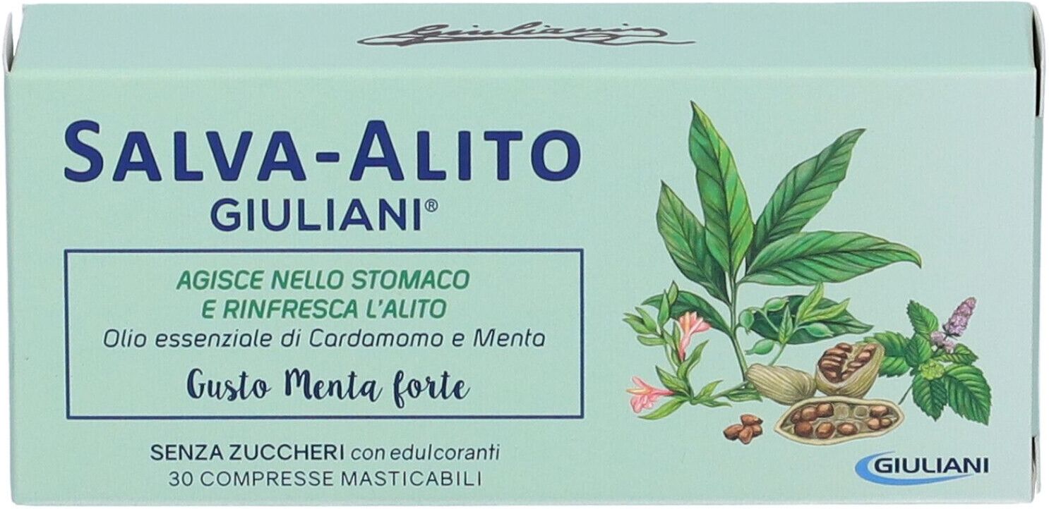 GIULIANI SpA Salva Alito Gusto Menta Forte 30 Compresse Masticabili