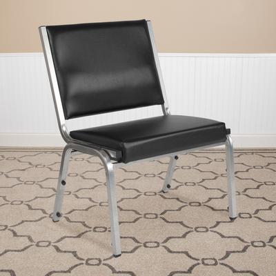 Flash Furniture Hercules Series 950 lb. Rated Black Fabric Bariatric Medical Reception Chair
