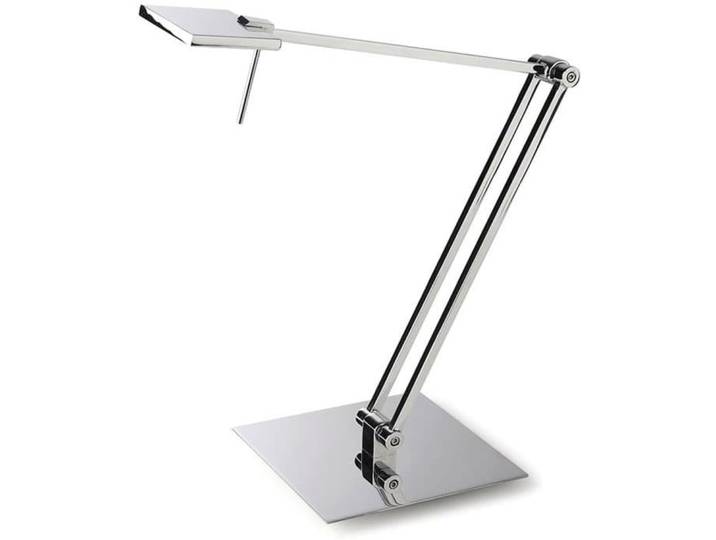 Tischlampe Chaim chrom Metall H 57 cm 500 lm - LED- LED Energiesparlampe