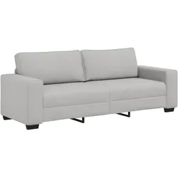 vidaXL 3-Sitzer-Sofa Wolkengrau 220x77x82 cm Stoff