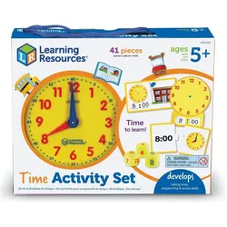 Learning Resources Uhrzeit Aktivitäts-Set (5 - 10 Jahre)