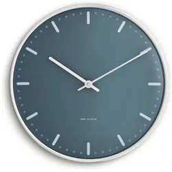 Arne Jacobsen Clocks, Wanduhr, Arne Jacobsen - City Hall Wall Clock - Ø29 cm - Blue (29 cm)