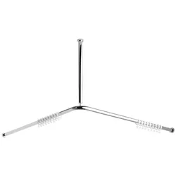 AVENARIUS Duschvorhangstangensystem, Winkel 90°,100x100 cm,Serie free living! 9004801010