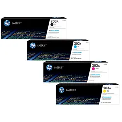 HP Original 203A Toner - 5er Multipack (2x CF540A, CF541A, CF543A, CF542A)