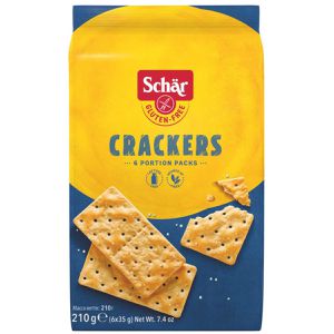Schär Cracker Crackers classic, gluten- & laktosefrei, je 35 g, 6 Portionspack, 210 g