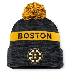 Fanatics Pro Rink Beanie mit POM | Boston Bruins