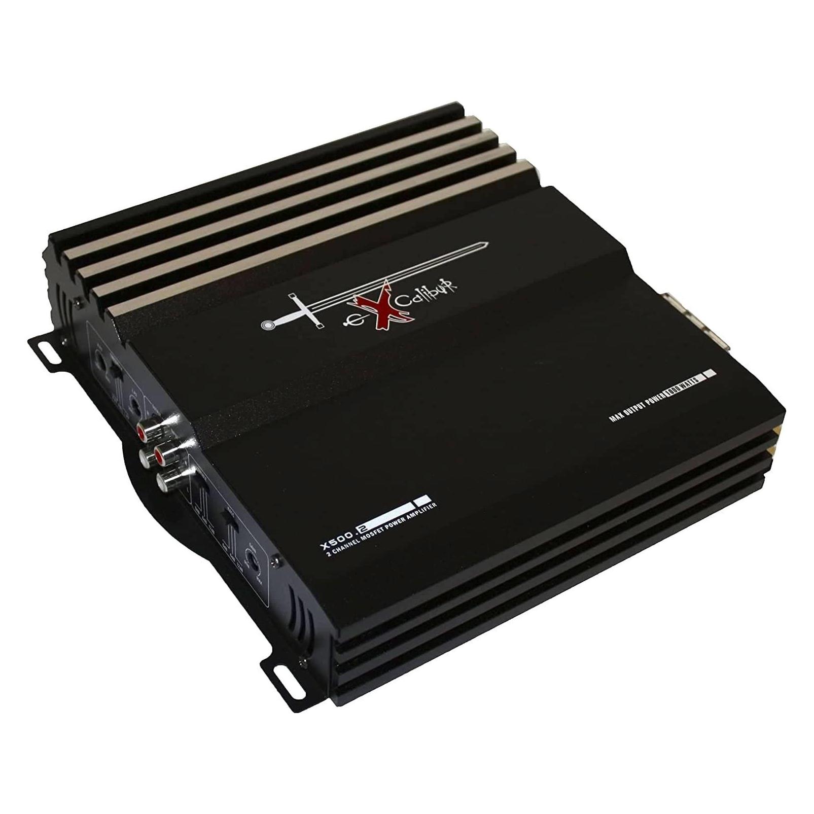 Excalibur Versterker Tweekanaals X500.2 1000w Zwart (X500.2)