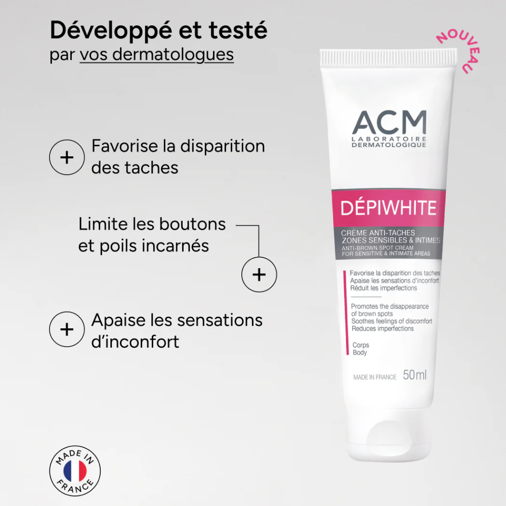 ACM Laboratoire Dermatologique Dépiwhite Anti-Brown Spot Cream Sensitive e Intimate Areas 50mL