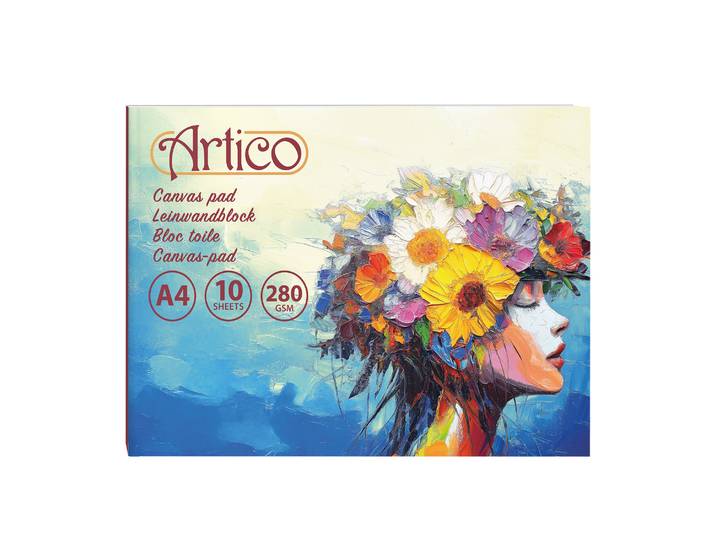 Leinwand A4 10 Blatt weiss