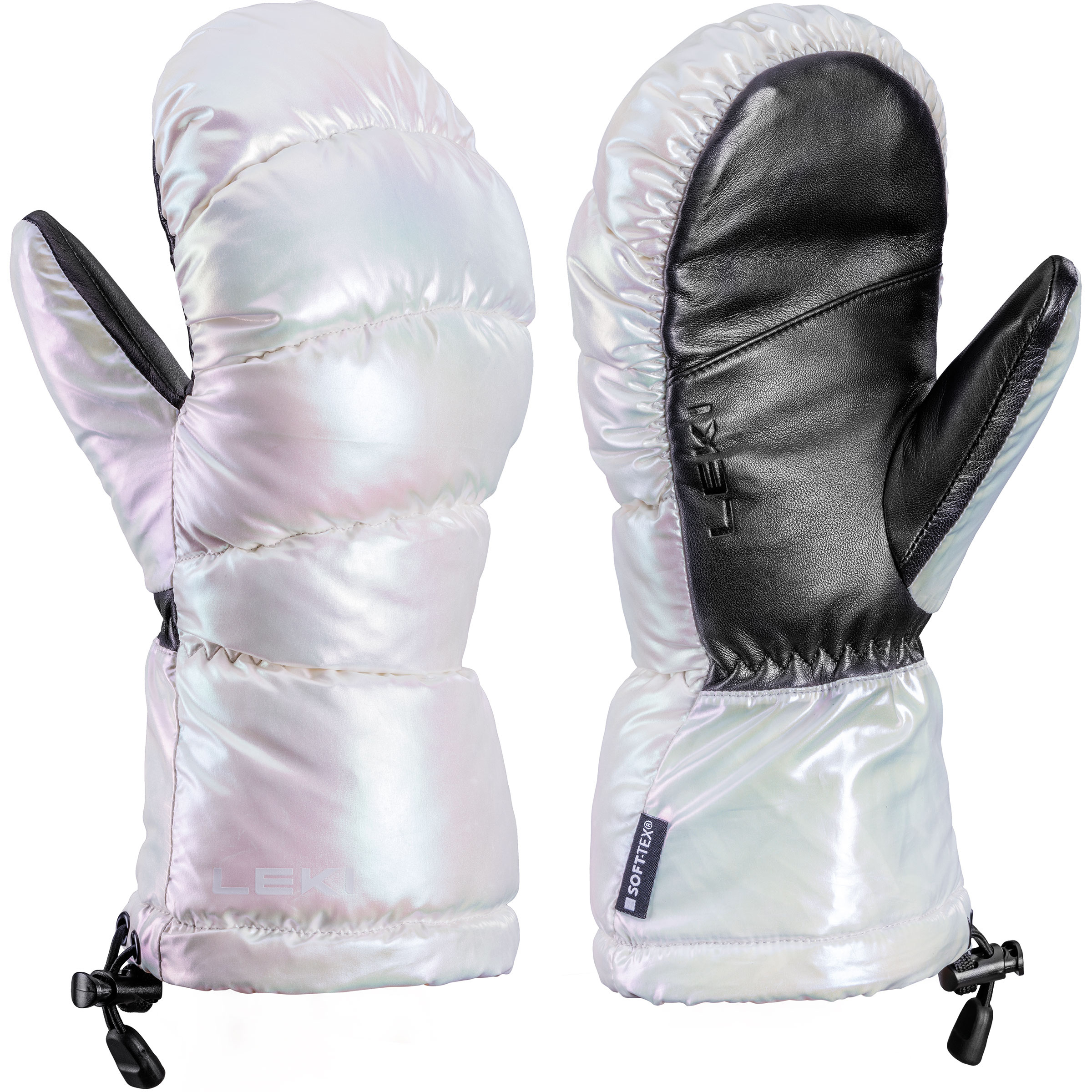 Leki Glace Zero Damen Fäustlinge pearl Größe 8 Skifahren Wasserabweisend