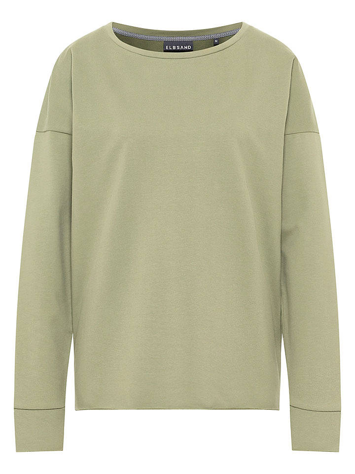 ELBSAND Longsleeve "Riane" in Hellgrün - S