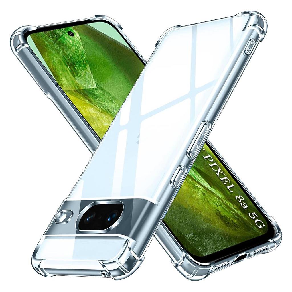 Techsuit - Shockproof Clear Silicone - Google Pixel 8a - Clear (Google Pixel 8a) (56345391)