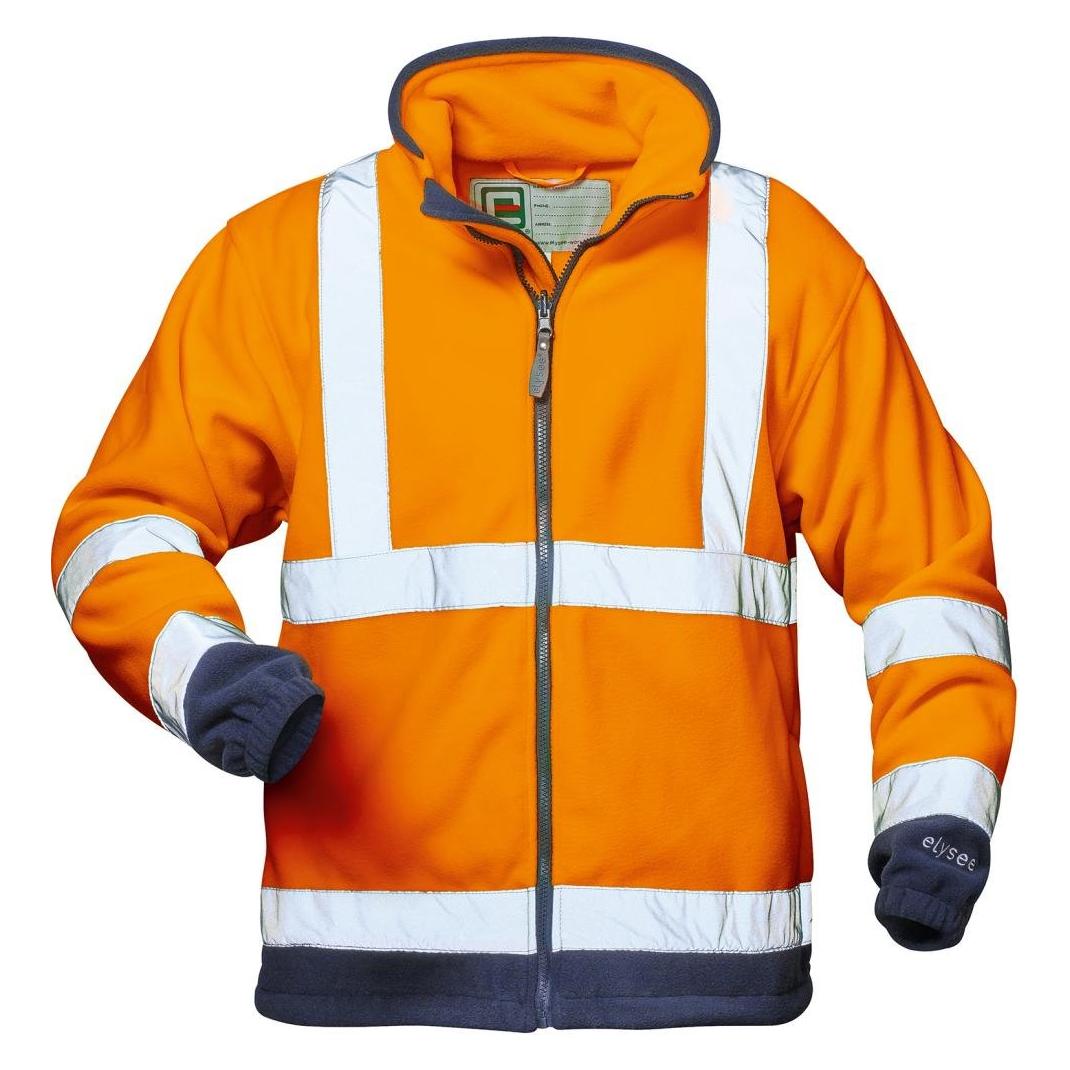 Magni Warn-Fleecejacke Benedikt"Gr. XXL, orange-marine " (XXL) (4025888166705)