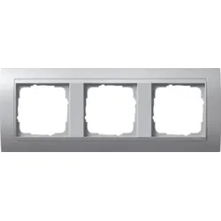 Gira Abdeckrahmen 3-fach alu mit Aluminium ZL, Event 021336