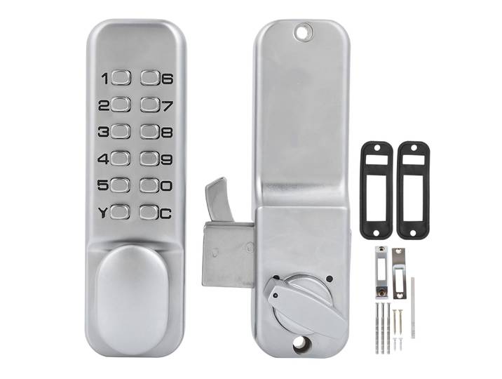 Serrure à combinaison mécanique 1-11 chiffres, porte coulissante, accès sans clé pour cuisine, balcon, sécurité domestique, serrure de porte coulissante