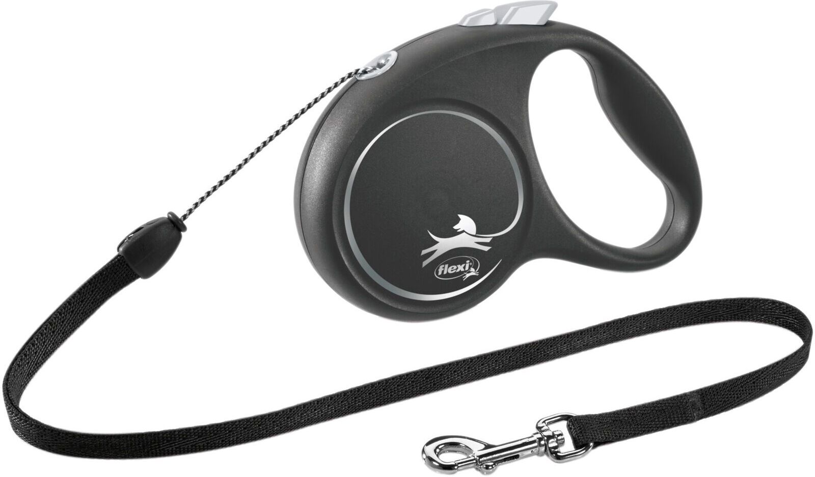 TRIXIE flexi BLACK DESIGN, Seil, S: 5 m, schwarz