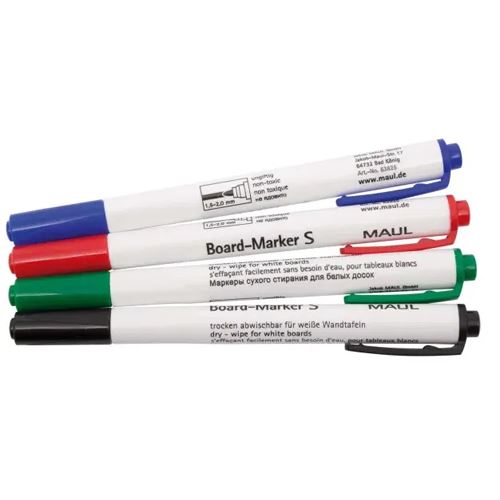 Maul Whiteboardmarker Finepoint Rundspitze 1,5-2,0mm Set