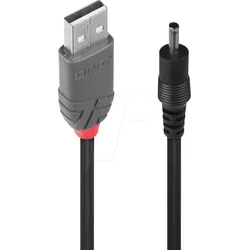LINDY 70266 - Stromkabel USB > DC 3,5 / 1,35 mm, 1.5 m