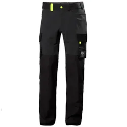 Stretch Servicehose "OXFORD 4X" - C50 - dunkelgrau/schwarz