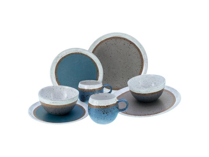 Creatable Kombiservice, Mehrfarbig, Keramik, 8-teilig, 400 ml,500 ml, Essen & Trinken, Geschirr, Geschirr-Sets, Kombiservice