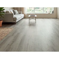 Designboden "Grand Solid" Rigid SPC, 6x240x1524mm, Eiche Grau, inkl. 1,0mm Kork-Trittschall, 2,19 m2 / VE