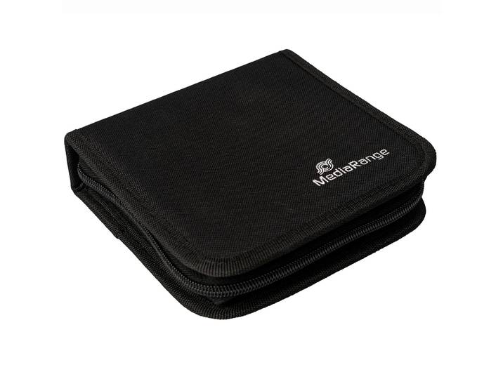 Archivierungsmappe, CD-Box, DVD-Mappe, für 24 Disks, schwarz
