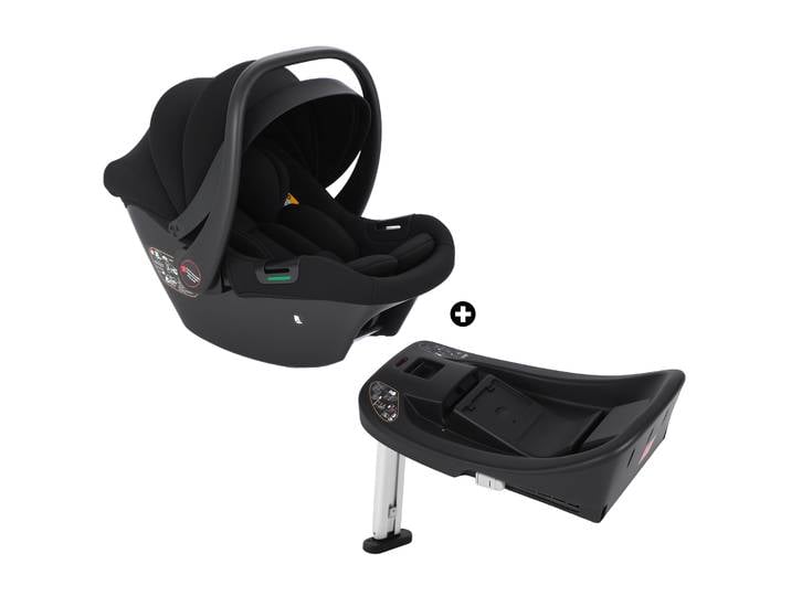 Siège auto pour bébé taille I avec station de base Isofix Siège auto 0+ UPF 45+ Protection solaire maille respirante noir