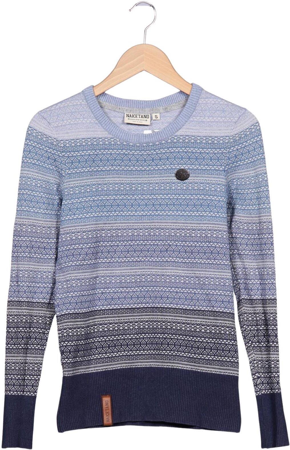 Naketano Damen Pullover, Mehrfarbig, Gr. S, Baumwolle - Second Hand