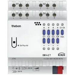 Theben Dimmaktor 4-fach DM 4-2 T KNX