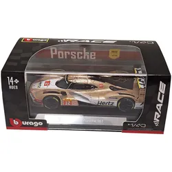 Bburago 18-38317 - Modellauto - Porsche 963 Hertz Team JOTA #12 (Maßstab 1:43) Sammler Motorsport