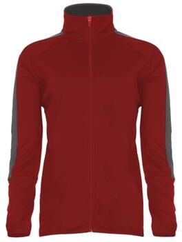 Badger Sport 7921 Blitz Outer Core Women's Jacket in red size 2XL   Polyester 792100, BG7921