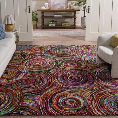 SAFAVIEH Handmade Nantucket Midori Contemporary Cotton Rug