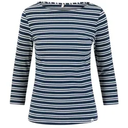 Blutsgeschwister Ringelshirt Oh Marine - caravan stripes blue XS