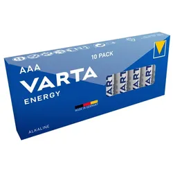 VARTA Energy Batterie Mignon AAA LR3 10er Retail Box