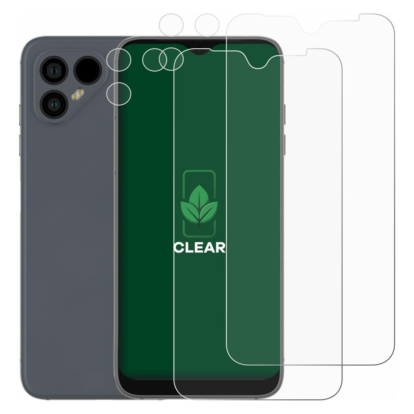 ScreenLeaf Schutzfolie für Fairphone 4 (Display+Kamera) Displayschutz Display Schutz Folie Klar Transparent (2 Stk., Fairphone 4) (6143163)