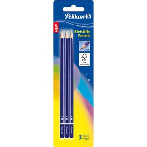 Pelikan Bleistift 978783, Härte 2B, 3 Stück