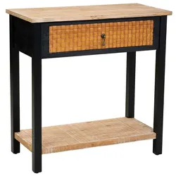KONSOLENTISCH aus Holz, 80x38x82cm