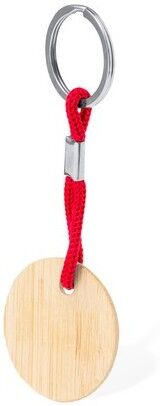 Porte-Clés Personnalisable - Cirbam bambou rouge