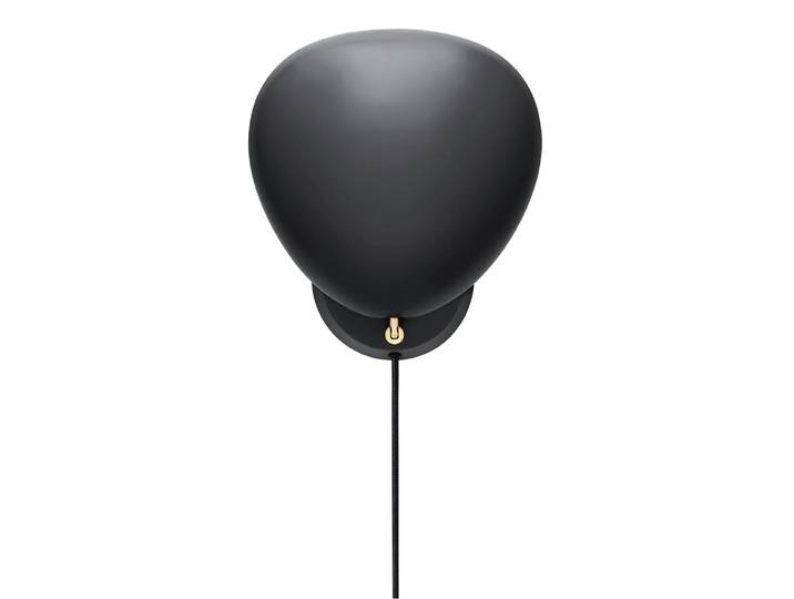 GUBI Lampe murale Cobra noir