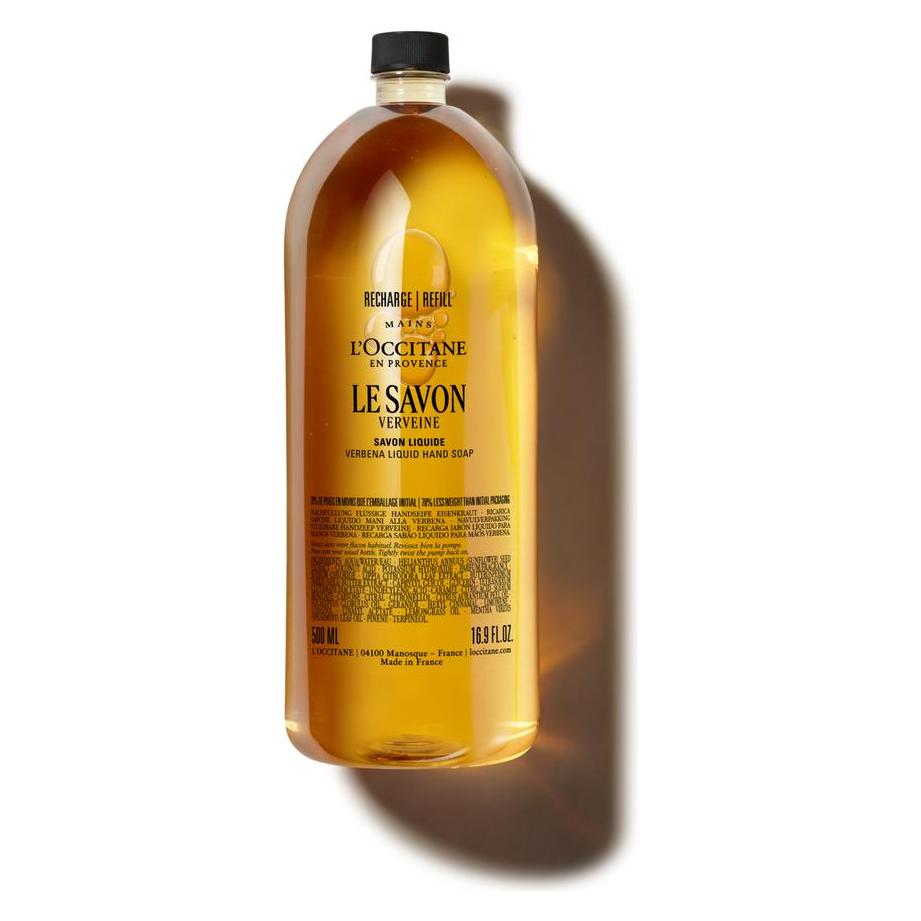 L'Occitane Shea Butter Verbena (Flüssigseife, Handseife Nachfüllpackung, 500 ml) (01SLR500VE26)