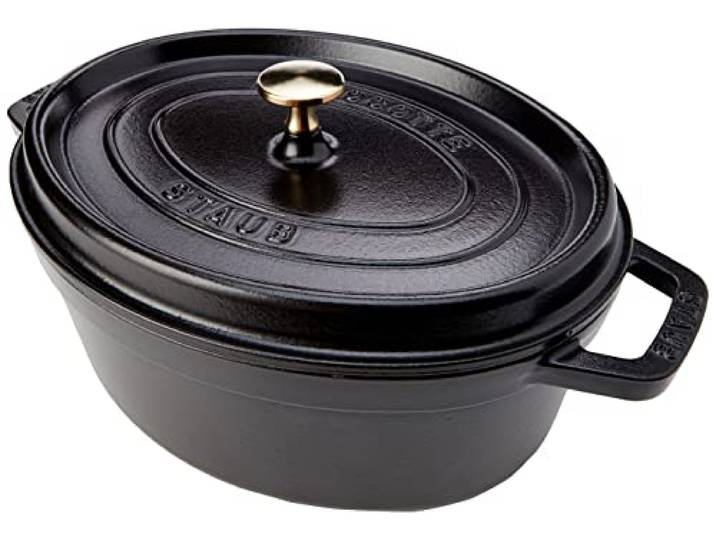 Staub Französischer Backofen, oval, 4,2 l, Schwarz