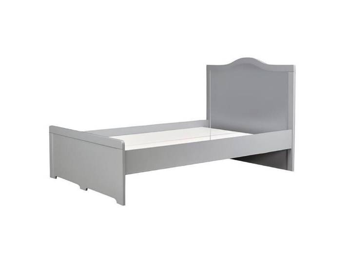 Xlmoebel Holzbett Weißes Holzbett von XLMOEBEL mit elegantem Design und Polsterstoff (Bett, 1-tlg., Holzbett), Made in Europa