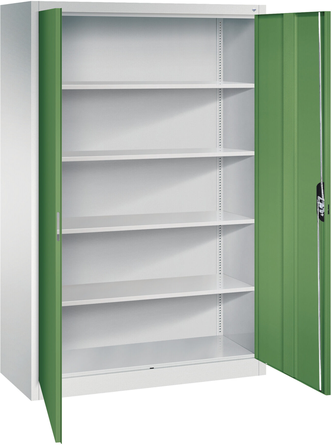 C+P Büroschrank Acurado, 1950x1200x500mm, 7035/6011 ; C + P Möbelsysteme (9480-000 S10936)